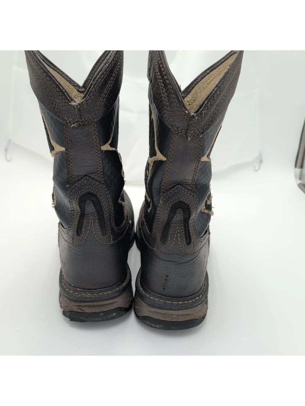 Ariat WorkHog VentTEK Composite Toe Pull-On Work Boots Men's 9D Black EH ASTM